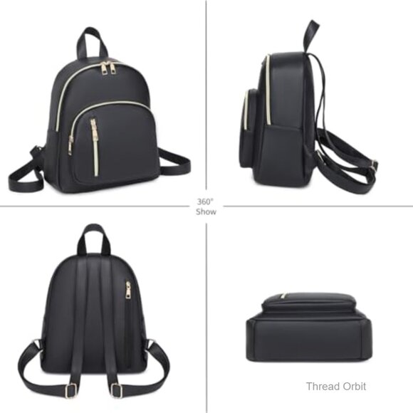 Mini PU Leather Anti-Theft Backpack Daypack Travel Purse Women\'s Fashion main image 6